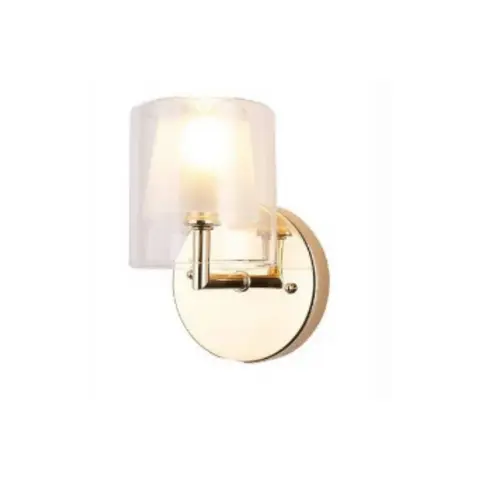 Arandela Maison French Gold/Transparente MO0016G - Bella Iluminação - Liven Casa