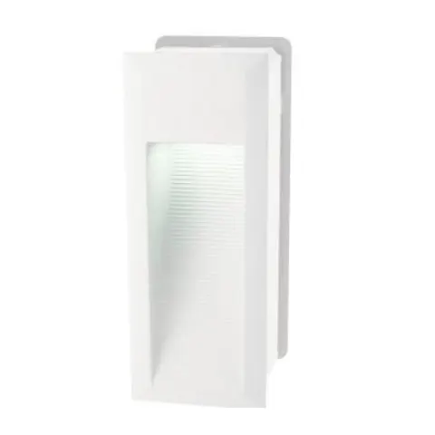 Balizador de Embutir Retangular Branco - Bella Iluminação - Liven Casa