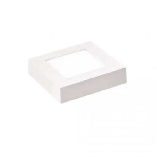 Painel Led de Sobrepor Quadrado 12x12cm 6W Amarelo - Blumenau - Liven Casa