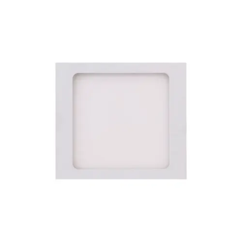 Painel Led de Sobrepor Quadrado 17x17cm 12W Branco - Brilia - Liven Casa