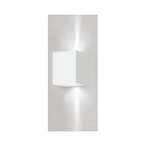 Arandela Quadrada Firstlight 40w Branco - By Light - Liven Casa