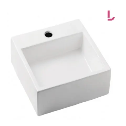 Cuba de Apoio para Banheiro Basic 42X42cm Branco - Celite - Liven Casa