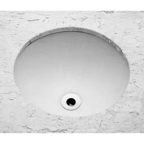 Cuba de Embutir para Banheiro 36,5cm Redonda Branco - Celite - Liven Casa