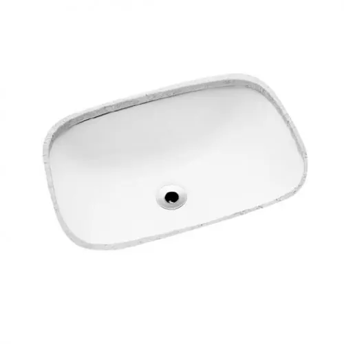 Cuba de Embutir para Banheiro 50,5X36,5cm Retangular Branco - Celite