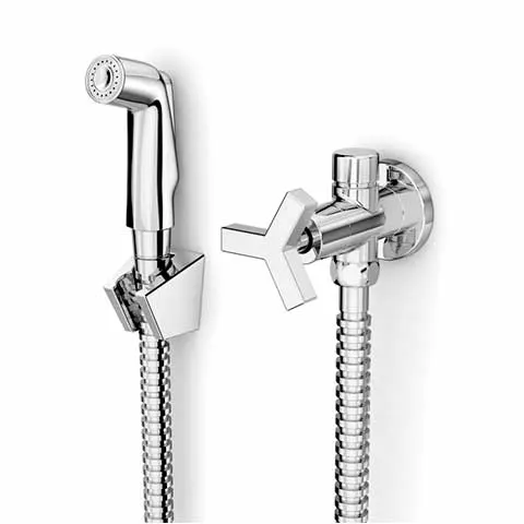 Ducha Higiênica Up com Derivação Cromado - Celite - Liven Casa
