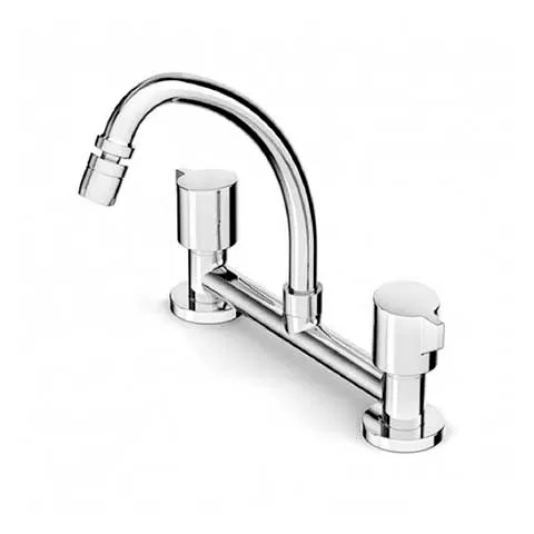 Misturador de Mesa para Cozinha Fit Bica Móvel Arejador Articulado Cromado - Celite - Liven Casa