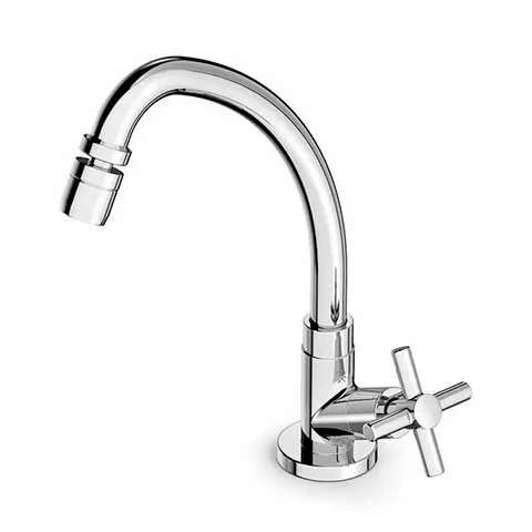 Torneira Life de Mesa para Cozinha Bica Móvel Articulado Cromado - Celite - Liven Casa