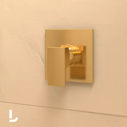 Acabamento Monocomando de Chuveiro Unic Gold - Deca - Liven Casa
