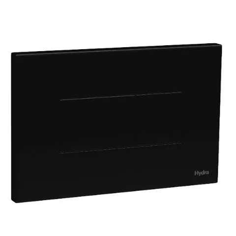 Acabamento para Caixa de Descarga Embutida Hydra Duo Pro Preto Fosco - Deca - Liven Casa