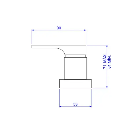 Acabamento para Registro de Gaveta Unic 1/2 a 1 Black Matte - Deca - Liven Casa