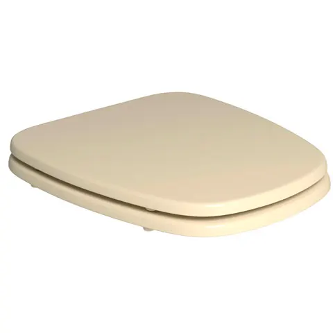 Assento Poliéster Monte Carlo AP81 Creme/Cromado - Deca - Liven Casa