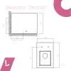Bacia Convencional Cubo P26C Branco/Cromado - Deca - Liven Casa