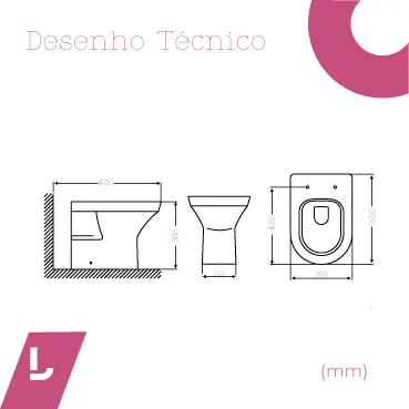 Bacia Convencional Level P48 Branco - Deca - Liven Casa