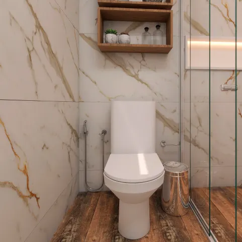 Bacia para Caixa Acoplada Nuova P133 Branco - Deca - Liven Casa