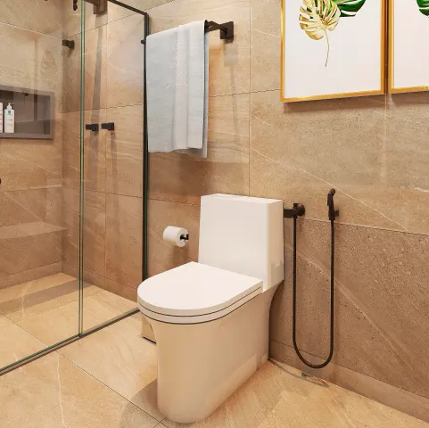 Bacia para Caixa Acoplada Wish P280 Branco/Cromado - Deca - Liven Casa