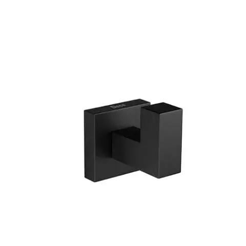 Cabide Quadratta Black Matte - Deca - Liven Casa