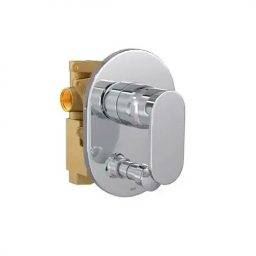 Misturador Monocomando para Chuveiro com Desviador para Banheira Cromado - Deca - Liven Casa