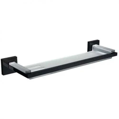 Prateleira Clean Black Noir - Deca - Liven Casa