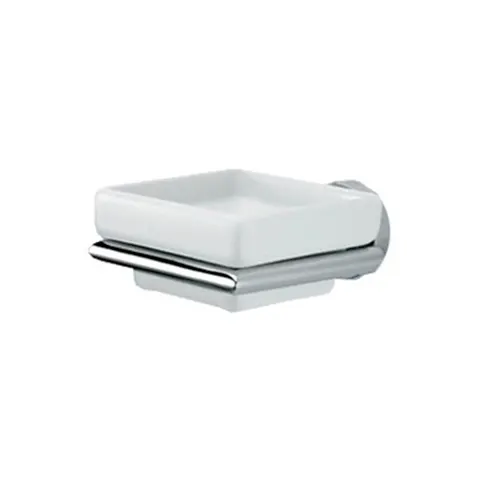 Saboneteira Slim com Louça Cromado - Deca - Liven Casa