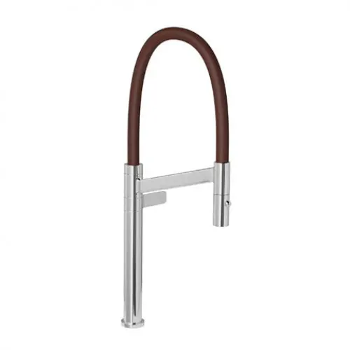 Torneira de Mesa para Cozinha Colore Cromado/Marrom - Deca - Liven Casa