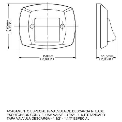 Válvula de descarga Especial Bege - Docol - Liven Casa