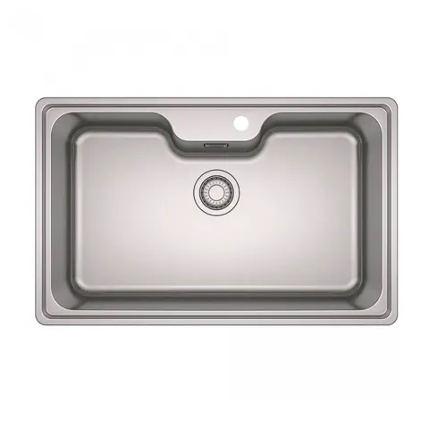 Cuba Simples para Cozinha Bell Inox com Válvula - Franke - Liven Casa