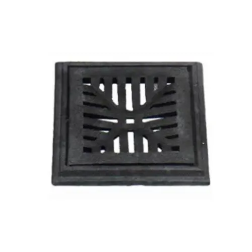 Grelha com Aro 20x20cm em Ferro Fundido - Fundição Nacional - Liven Casa