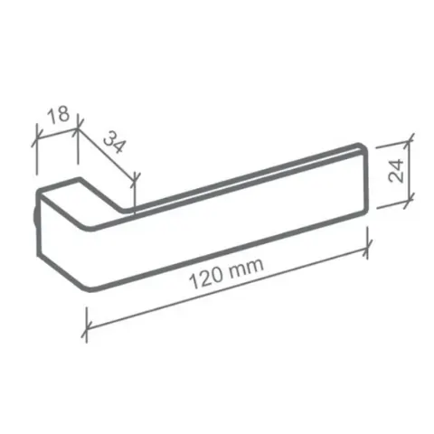 Fechadura Para Banheiro Tess Cromado - Imab - Liven Casa