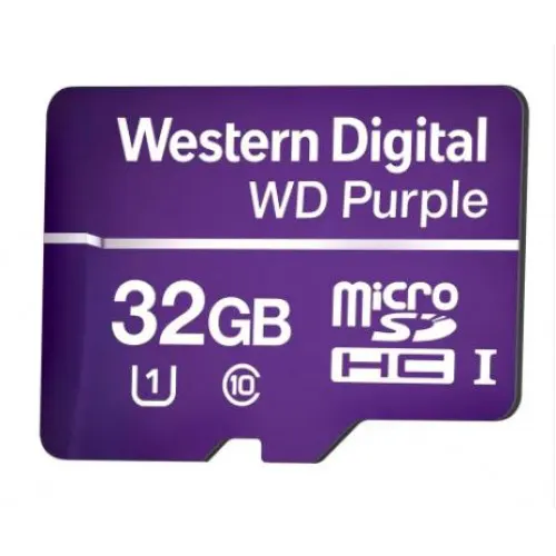 Cartão Micro SD para Sistemas de Segurança 32gb WD Purple - Intelbras - Liven Casa