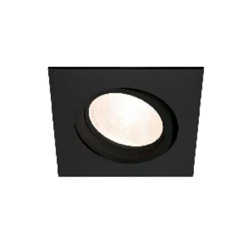 Embutido Quadrado Face Plana 1XAR111 IL0157GZ Preto - Interlight