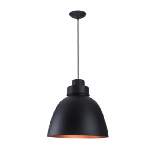 Pendente Industrial Preto/Cobre/Preto - New Line - Liven Casa