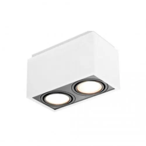 Plafon Box 2X AR70 Branco - New Line - Liven Casa