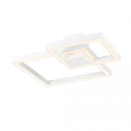 Plafon Led Fit Quadrado 58,8W 53,5x53,5cm Branco - New Line - Liven Casa