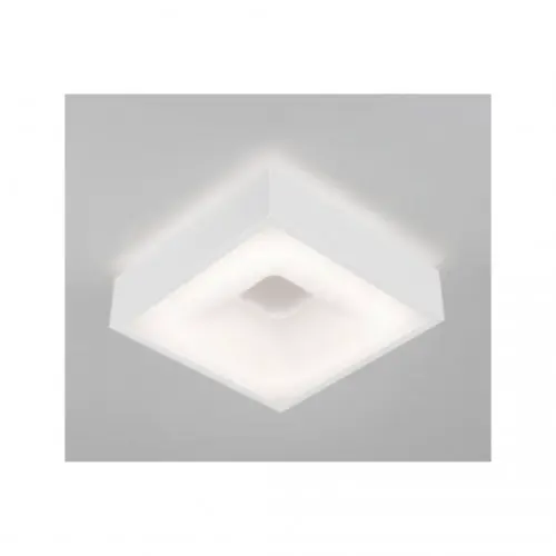 Plafon Led Massu 35x35cm Branco - New Line - Liven Casa