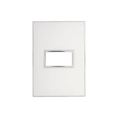 Placa Arteor 4X2 1 Posto Mirror Branco - Pial Legrand - Liven Casa
