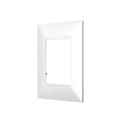 Placa Pial Plus+ 4X2cm Três Postos Pérola - Pial Legrand - Liven Casa