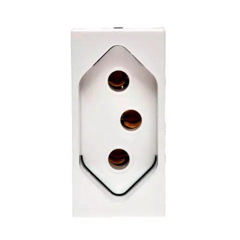 Tomada Arteor 20 Amperes 2 Pólos+Terra Branco - Pial Legrand - Liven Casa