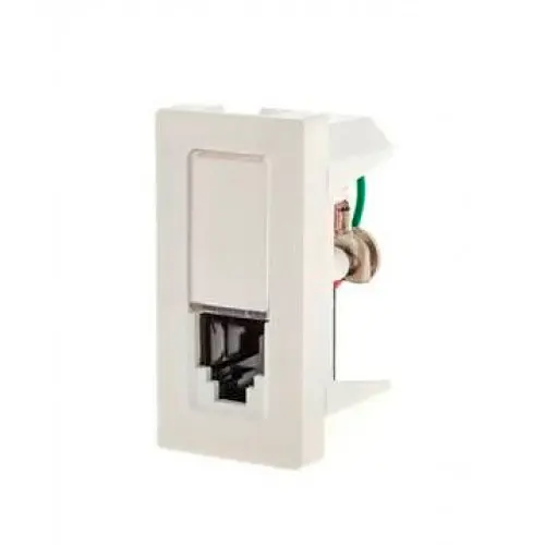 Tomada com Dois Fios Pial Plus+ RJ11 Branco - Pial Legrand - Liven Casa