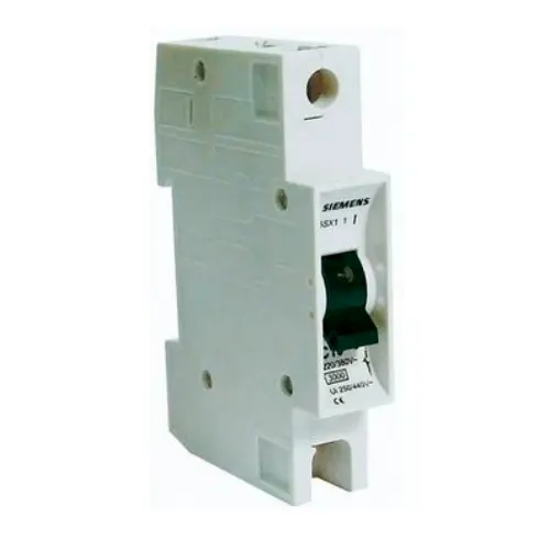 Disjuntor Unipolar DIN 10A - Siemens - Liven Casa