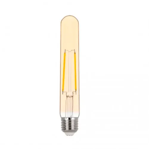 Lâmpada Tubo Led Vintage Filamento T30 2W Amarela - Stella - Liven Casa