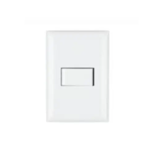 Interruptor Simples um Posto 4x2cm Branco - Thesi - Liven Casa