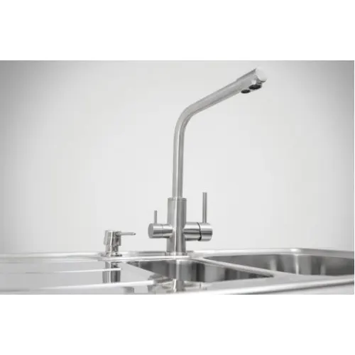 Misturador Monocomando Monde Filter com Saída Adicional em Aço Inox - Tramontina - Liven Casa