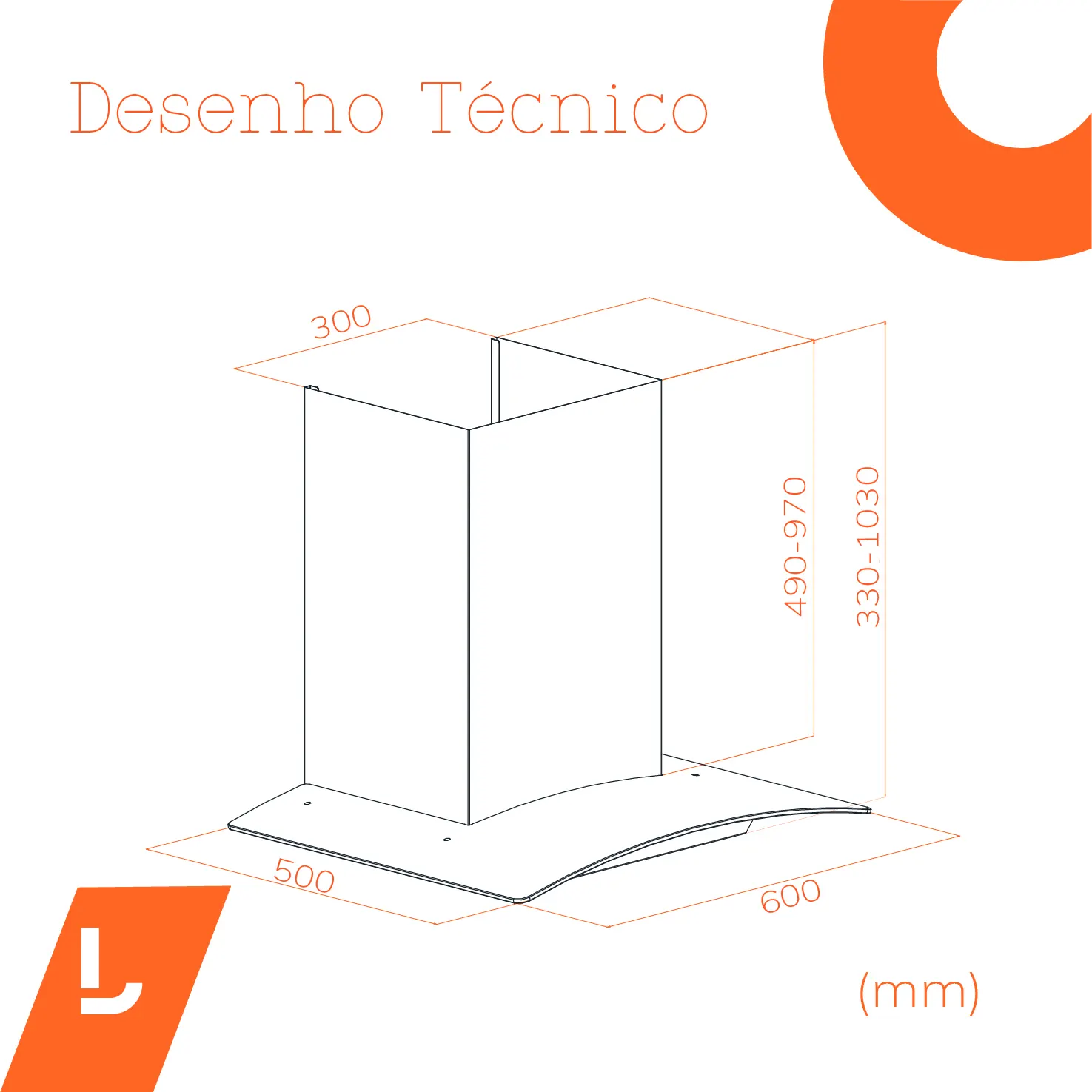 Coifa de Parede New Vetro Inox Vidro Temperado 220v - Tramontina - Liven Casa