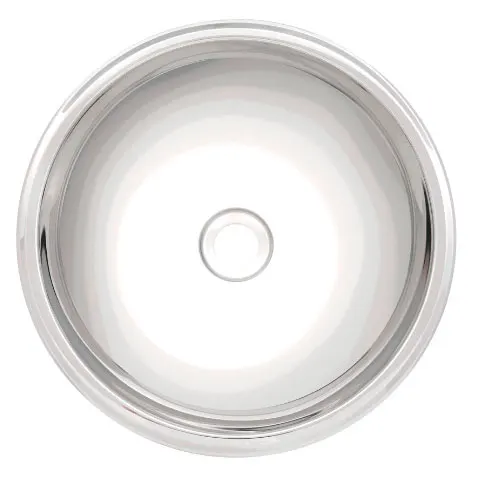 Cuba Simples para Lavatório Redonda Lavabo Inox de Sobrepor 28cm Brilhante - Tramontina - Liven Casa