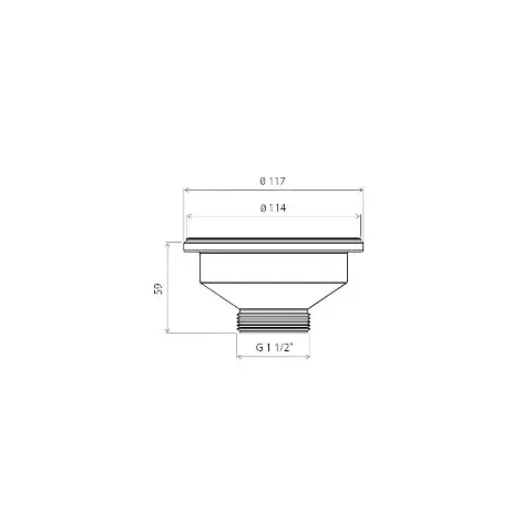 Válvula para Pias e Cubas Luxo 4 1/2 Inox - Tramontina - Liven Casa